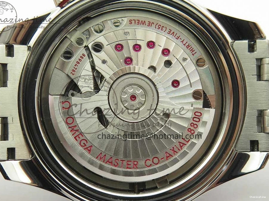 0424 ZeroBulk 2018 Seamaster Diver 300M OMF Best Edition Blue Ceramic Blue Dial on SS Bracelet A8800 (Black Balance Wheel) 7957